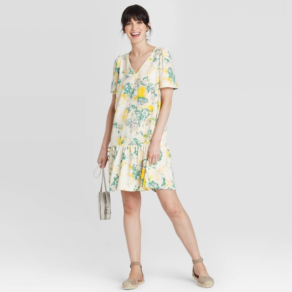 A New Day Ruffled Hem Dress